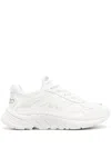 Kenzo Pace Tonal-design Knitted Sneakers In White