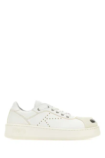 Kenzo White Leather Sneakers