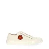 Kenzo School Canvas Low-top Sneakers In White