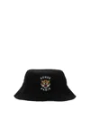 Kenzo Embroidered-logo Bucket Hat In Black