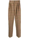 KENZO SOPHISTICATED TAILORED PANTS IN DARK CAMEL FOR MEN