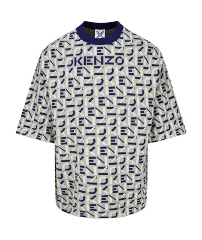 Kenzo Sport Print T-shirt In Gray