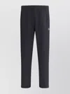 Kenzo Sporty Logoed Track Pants With Side Stripe In Black