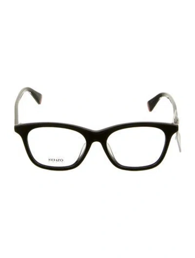 Pre-owned Kenzo Square Eyeglasses In Green