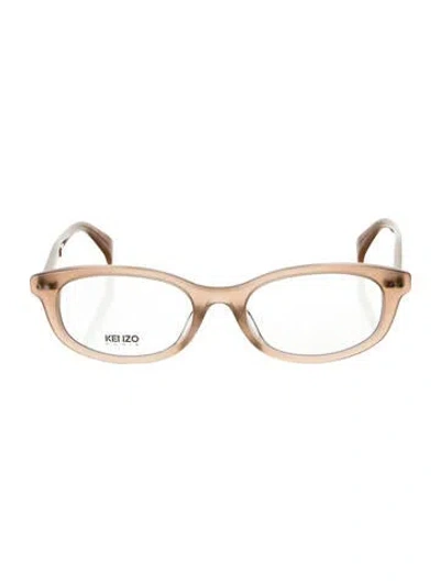 Pre-owned Kenzo Square Eyeglasses W/ Tags In Neutral
