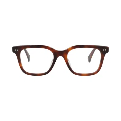 Pre-owned Kenzo Square-frame Acetate Optical Frames 'havana/transparent' | Brown | Men's Size Onesize