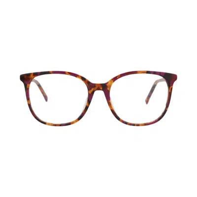 Pre-owned Kenzo Square-frame Acetate Optical Frames 'havana/transparent' | Brown | Men's Size Onesize