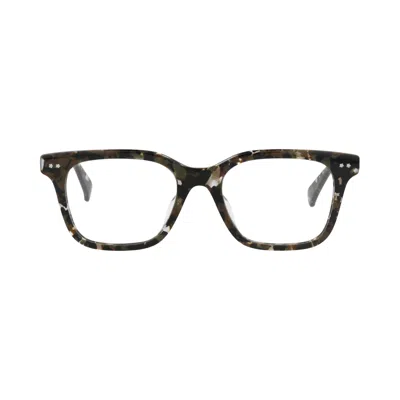 Pre-owned Kenzo Square-frame Acetate Optical Frames 'havana/transparent' | Brown | Men's Size Onesize