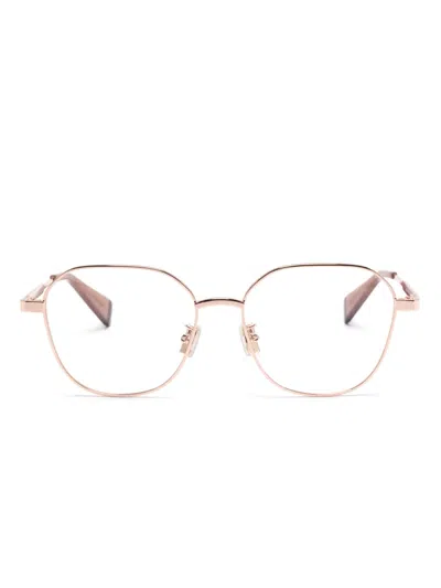 Kenzo Square-frame Glasses In Pink