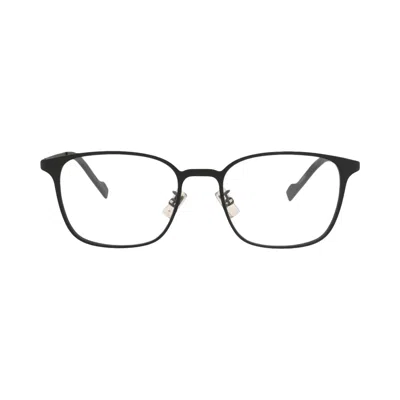 Pre-owned Kenzo Square-frame Metal Optical Frames 'black/transparent' | Men's Size Onesize