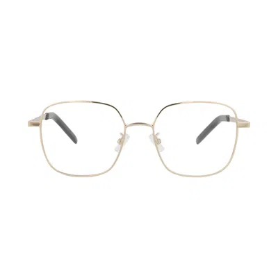 Pre-owned Kenzo Square-frame Metal Optical Frames 'gold/transparent' | Men's Size Onesize