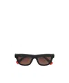 Kenzo Square Sunglasses In Black
