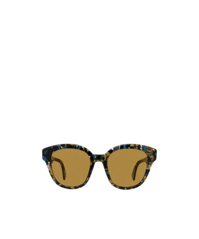 Kenzo Square Sunglasses In Green