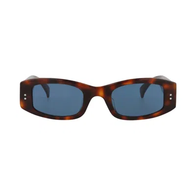 Pre-owned Kenzo Square Sunglasses 'havana/blue' | Brown | Men's Size Onesize