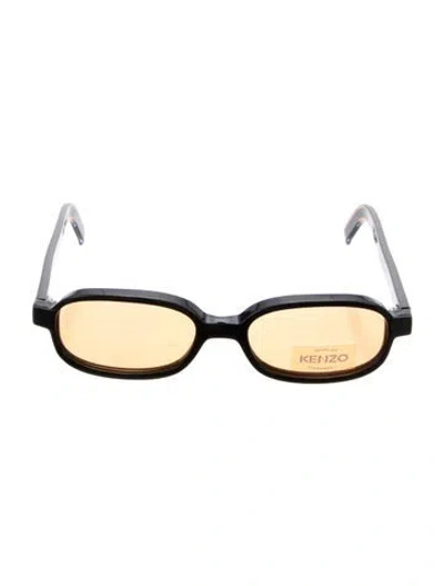 Pre-owned Kenzo Square Tinted Sunglasses In Black