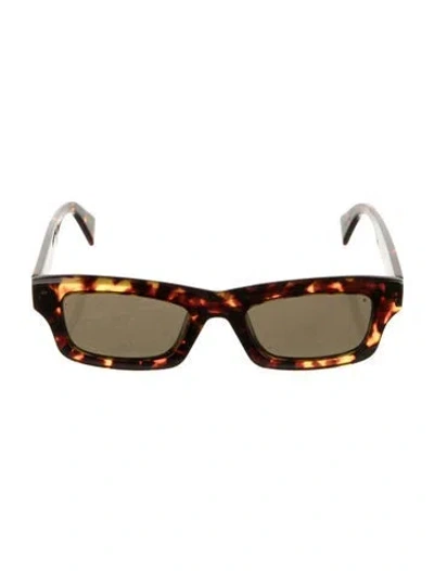 Pre-owned Kenzo Square Tinted Sunglasses In Brown