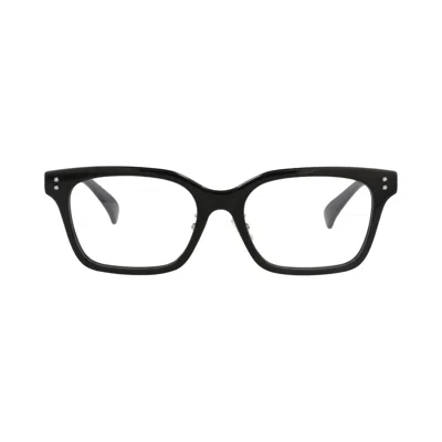 Pre-owned Kenzo Square-frame Acetate Optical Frames 'black/transparent' | Men's Size Onesize