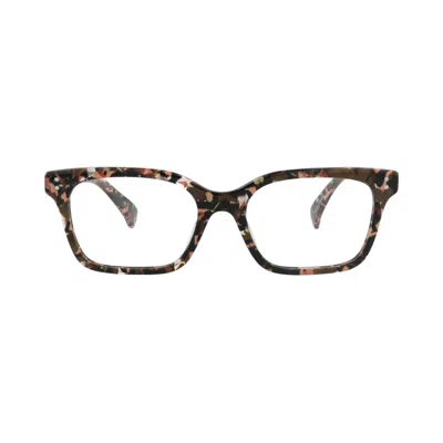 Pre-owned Kenzo Square-frame Acetate Optical Frames 'havana/transparent' | Brown | Men's Size Onesize