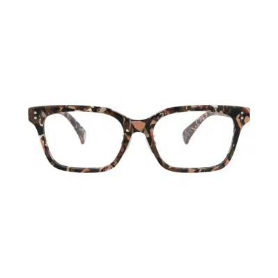 Pre-owned Kenzo Square-frame Acetate Optical Frames 'havana/transparent' | Brown | Men's Size Onesize