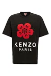 Kenzo Tshirt Con Stampa Boke Flower In Black
