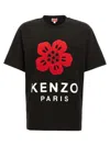 Kenzo Tshirt Con Stampa Boke Flower In Black