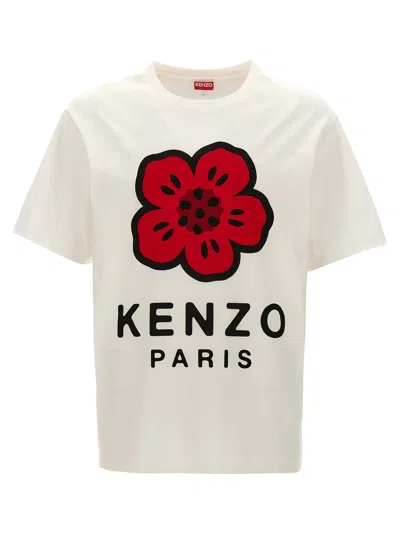 Kenzo Stampa Fiore T-shirt White