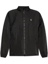 Kenzo Boke Flower Motif Zip-up Jacket In Black