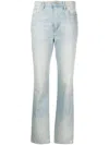 Kenzo Stone Blue Asagao Straight Fit Clothing