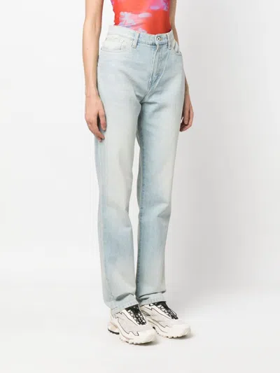 Kenzo Stone Blue Asagao Straight Fit