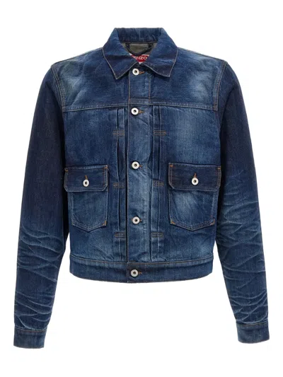 KENZO STONE-WASHED DENIM JACKET