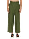 Kenzo Straight Fit Pants In Green