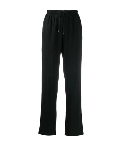 Kenzo Straight-leg Cropped Track Pants In Black