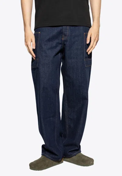 Kenzo Straight-leg Jeans In Blue