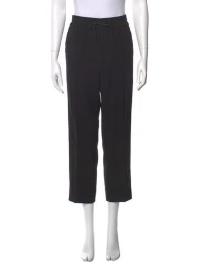 Pre-owned Kenzo Straight Leg Pants In Black