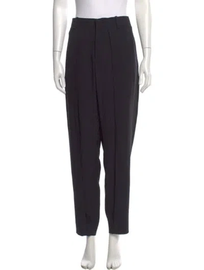 Pre-owned Kenzo Straight Leg Pants In Black