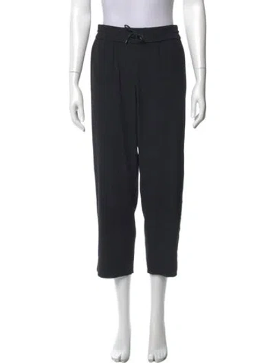 Pre-owned Kenzo Straight Leg Pants In Black