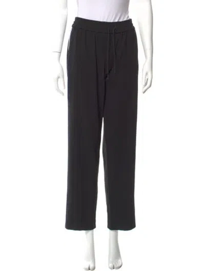Pre-owned Kenzo Straight Leg Pants In Black
