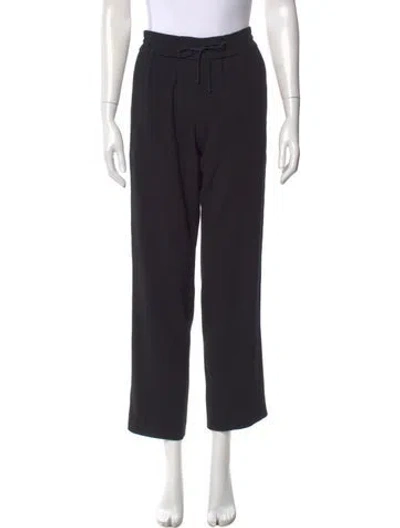 Pre-owned Kenzo Straight Leg Pants In Black