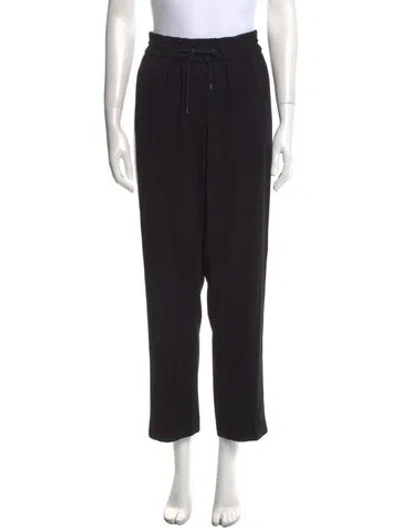 Pre-owned Kenzo Straight Leg Pants In Black