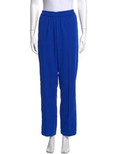 Pre-owned Kenzo Straight Leg Pants In Blue