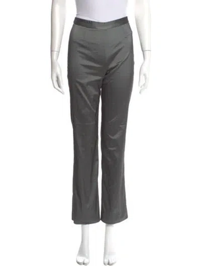 Pre-owned Kenzo Straight Leg Pants In Gray
