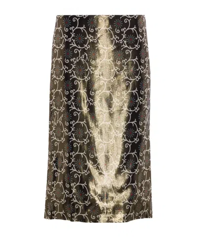 KENZO 'KENZO MARGUERITE' STRAIGHT MIDI SKIRT