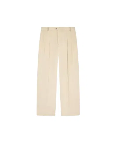 Kenzo Straight Tailored Pants In Neutral