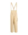Kenzo Straight-leg Braces Cargo Trousers In Nude
