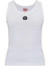 Kenzo Gots Boke Flower 2.0 Embroidered Tank To In Black