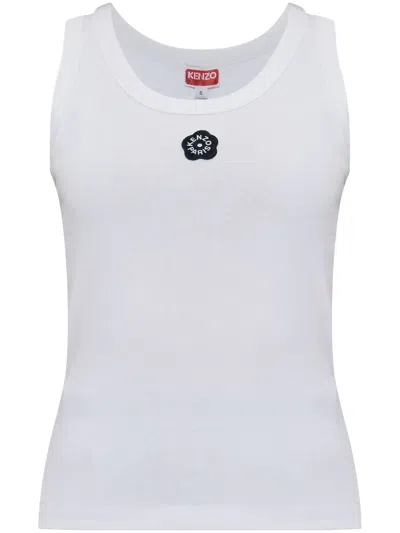Kenzo Gots Boke Flower 2.0 Embroidered Tank To In Black