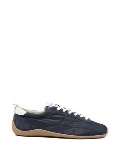 Kenzo Low Sneakers Contrast Heel Tab Quilted Texture In Multi