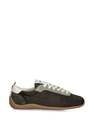 Kenzo Striker Panelled Sneakers In Brown