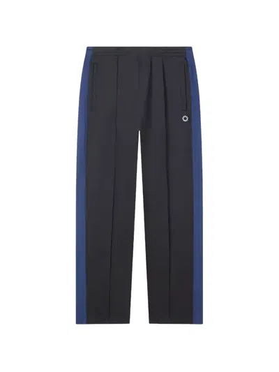 Kenzo Stripe-detail Track Pants In Blue