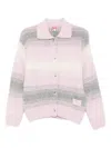 Kenzo Long Sleeve Cardigan In Pink